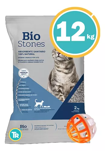 Arena Aglomerante Gato Bio Stone 24kg / 30 Litros Con Regalo – MundoCanino