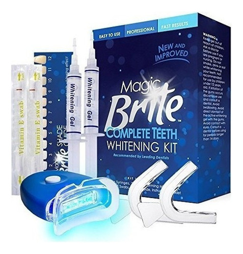 Kit Completo De Blanqueamiento Dental Magicbrite En El Hogar