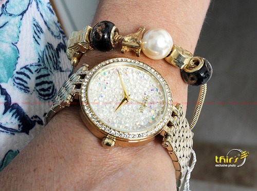 Bulova Caravelle Feminino 44l184 New York Cristais 38mm