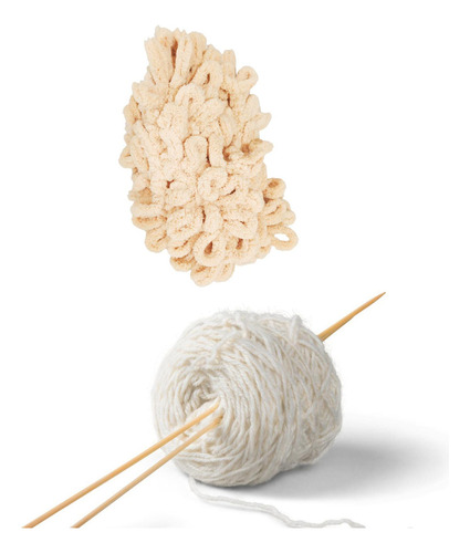 Hilo De Bucle Hilo De Tejer Hilo Ligero Para Crochet Beige
