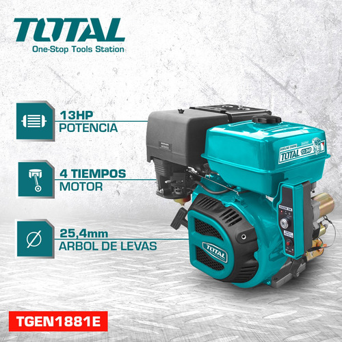 Imagen 2 de 8 de Motor Naftero Horizontal 13hp Total Arranque Eléctrico