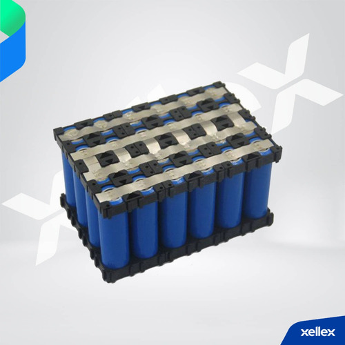 6 X Porta Pila Separador Bateria Encastrable 18650 Holder