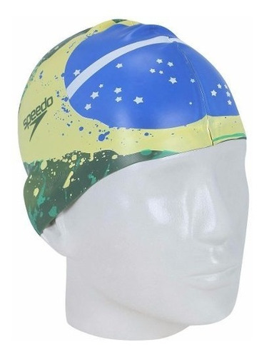 Touca De Natação Speedo Brazil Flag Silicone