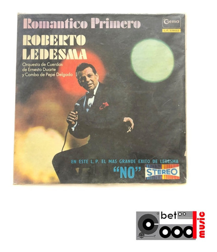 Lp Roberto Ledesma - Romántico Primero - Excelente Estado