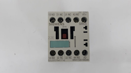 Contator Auxiliar 2na+2nf 125vcc 3rh11 22-1bg40 Siemens 127v