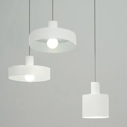 Lampara Colgante Cocina Comedor Living 3 Luces Moderno Techo Blanco