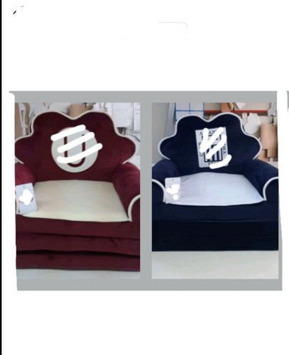 Silla Sillón Para Niños Bebes Colores También Con Nombre