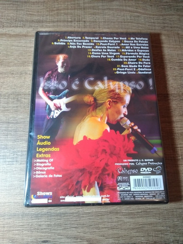 Banda Calypso - Ao Vivo Em São Paulo (dvd Acrílico)