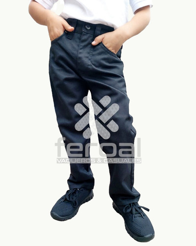 Pantalon Para Niño Con Elastico Paquete De 3 Mayoreo