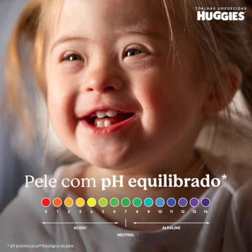 Lenço Umedecido Huggies Rosto E Corpo Pacote 48un