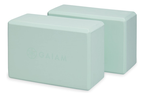 Bloque De Yoga Gaiam (paquete De 2)  Espuma Eva Sin Láte