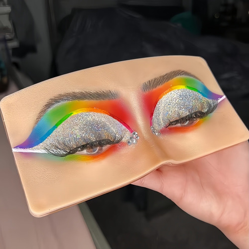 Plantilla 3d De Silicona Para Practicar Maquillaje De Ojos