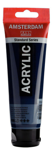 Acrílico Amsterdam Serie Standard 120ml Colores Color 566 Azul De Prusia Ftalo