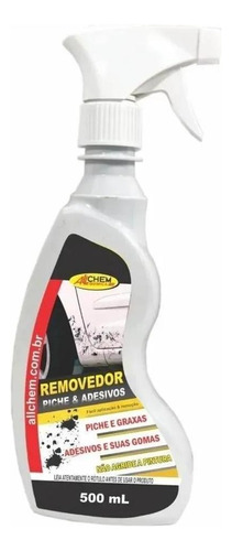 Removedor Spray De Piche Graxas Cola 500ml Allchem