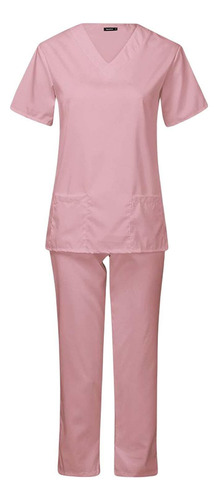 Enfermería Scrubs Uniform Multi Pockets Trajes Elásticos