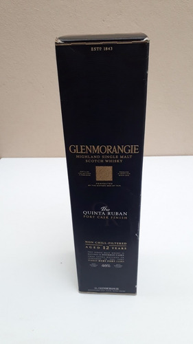 Caixa Vazia Do Whisky Glenmorangie The Quinta Ruban 12 Years (Usado)