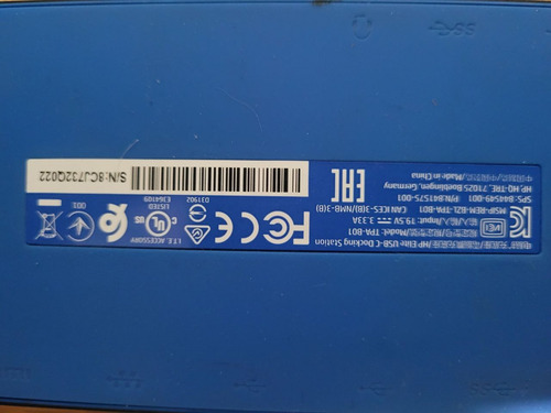 Hp Elite Usbc Dock Station Tpa-b01 Estacion De Acoplamiento (Usado)