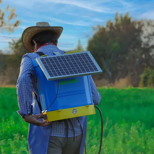 Mochila fumigadora con panel solar hotsell