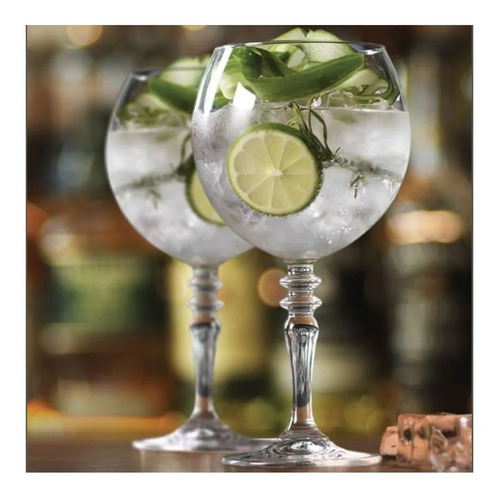 Jogo 6 Taças De Gin Tonic Symphony Drink Bebida 655 Ml