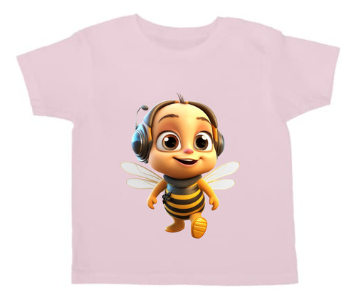 Playera Para Bebe Estampado De Abeja Bee Animada