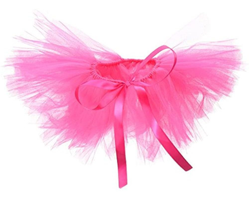 Hecho A Mano En Estados Unidos Hotpink Tul Tutu Para Perros