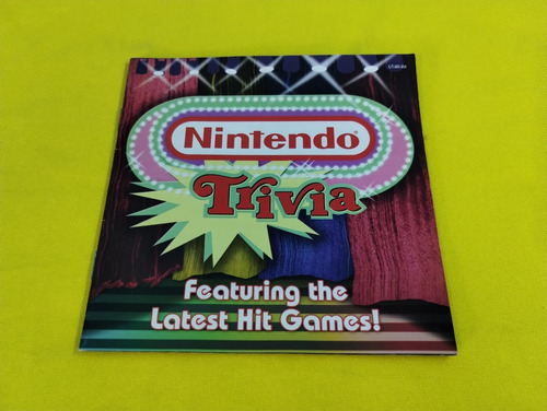 Nintendo Trivia Gba Gameboy Advance 2004