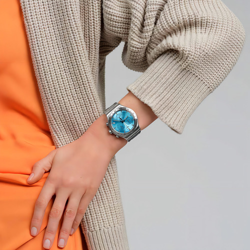 Swatch That´s So Peachy De Acero Yvs528g Reloj
