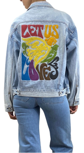 Casaca Chaqueta Levis Liberation Trucker Jacket Let Us Love 