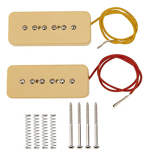 Pastillas P90 Para Guitarra Eléctrica - Set De 2 - N/b