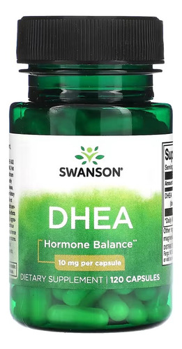 Swanson Dhea 10 Mg Balance Hormonal 120 Caps Sabor Sin Sabor