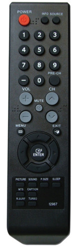 Control Remoto 71 Para Tv Crt Samsung Slimfit
