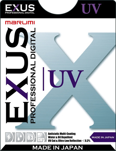 Imagen 2 de 8 de Filtro Marumi Uv Protector Exus 58mm Multicapa Profesional