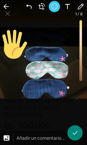 Bolsito Victoria's Secre't/antifaz Para Dormir Plácidamente