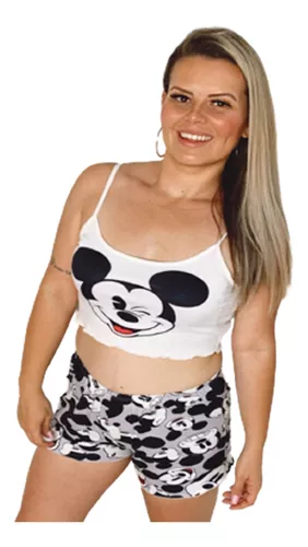 Pijama calça ondinha adulto roupa de dormir personagens