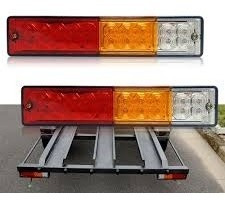 Faroles Traseros Led 12v Maquinas - Trailer (juego 2)