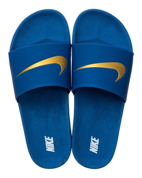 chinelo nike azul marinho