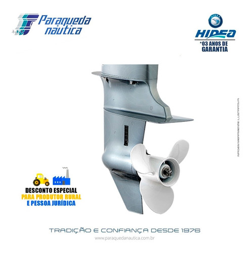 Motor De Popa Hidea 2 Tempos 15hp Fhs