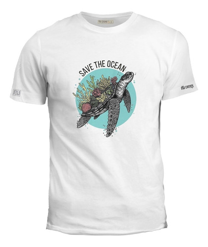 Camiseta Salvemos El Oceano Medio Ambiente Inp Ink