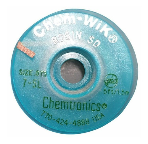 Malla Chemtronics 7 - 5ft Chem-wik Verde - Rosin Sd 