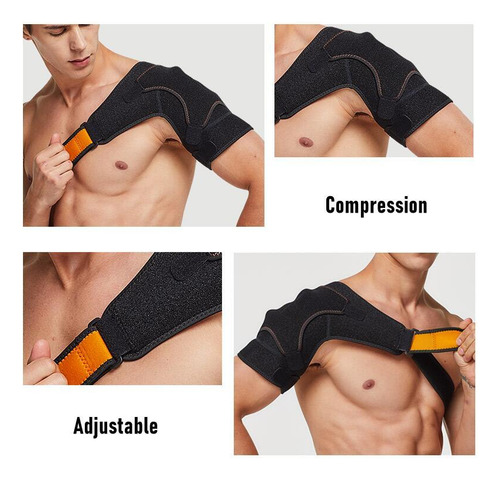 Soporte De Compresión Ajustable For Hombro Izquierdo Y