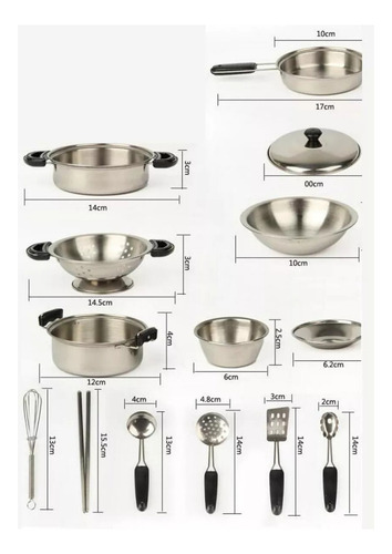 . Juego De Herramientas De Cocina De Acero Inoxidable 20pcs