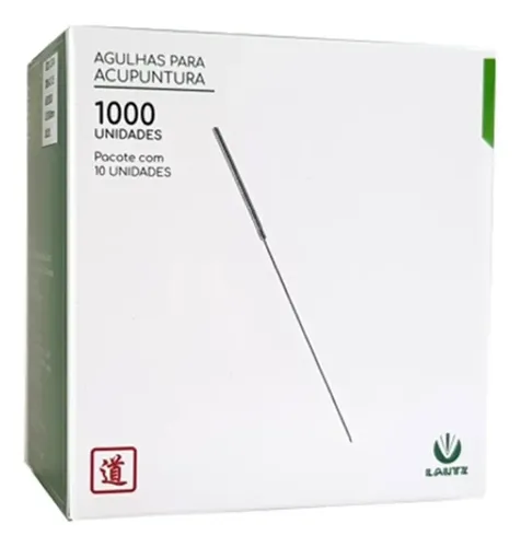 Agulha Acupuntura 25x30 1000 Un Pcte Lautz(Importada) - foto 1