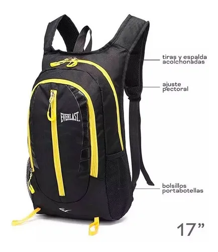 Mochila Running Deportiva Everlast 15 Lts Ciclismo Trekking