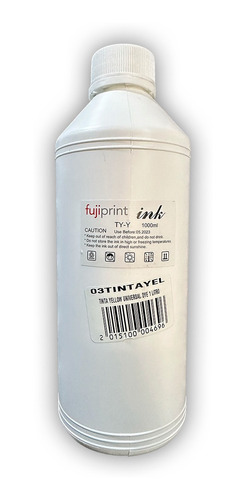 Tinta Universal Fujiprint 1 Litro Amarilla Dye