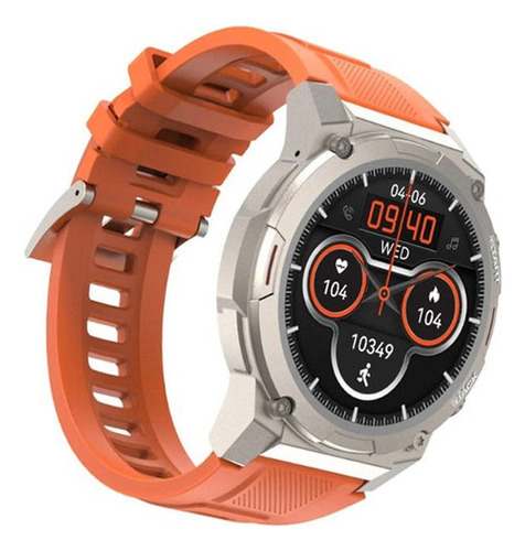 Reloj Smartwatch Hifuture Future Go Mix2 1.43 Color De La Malla Naranja
