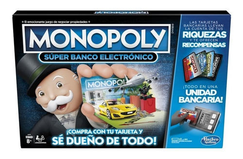 Juego De Mesa Monopoly Super Banco Electrónico