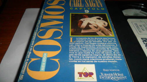 Vhs Carl Sagan- Cosmos- Cap.9 La Vida De Las Estrellas (Usado)