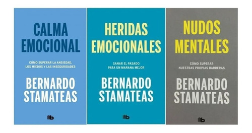 Calma + Heridas + Nudos - Stamateas - 3 Libros B Bolsillo