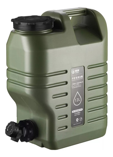 Cubo De Agua Para Acampar De 12 Litros, Contenedor
