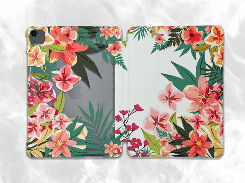 Kawaii Tropical Flower Cute Leave Funda Para iPad Mini Air 3